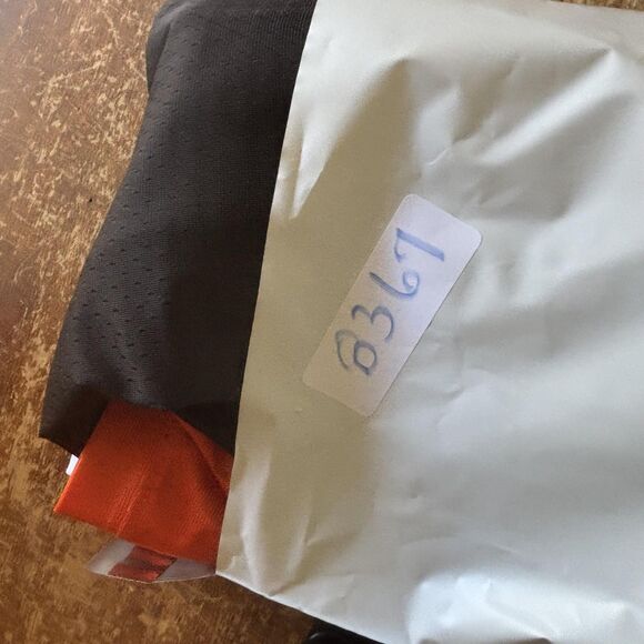 Cincinnati Bengals Jersey Mens 2XL Black Orange NFL Football Blank Mesh V Neck - Picture 11 of 11